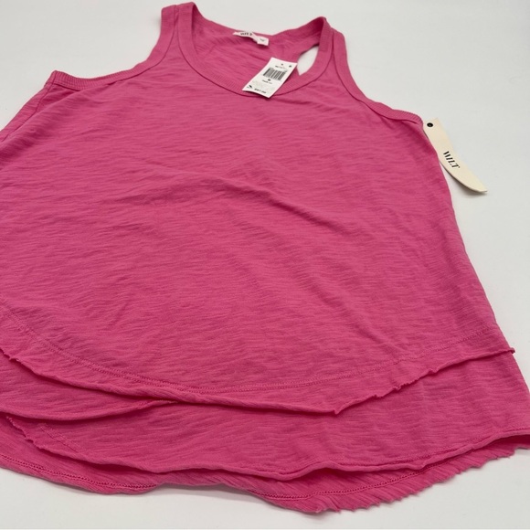 Wilt Pink Slub Cotton Tank Top – Size M – NWT - Picture 3 of 10